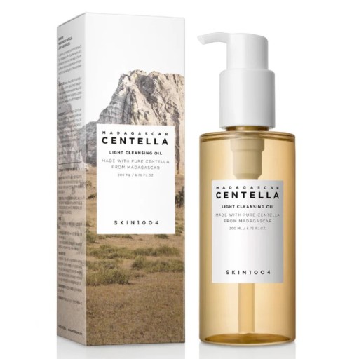 رغوة ملح الهملايا للتنظيف العميق بعشبة السينتيلا SKIN1004 Madagascar Centella Light Cleansing Oil