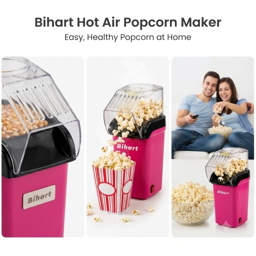ماكينة فشار هوائية من  bihart Bihart – Hot Air Popcorn Maker