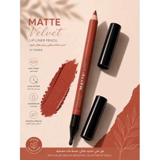 قلم تحديد الشفاه Royal Paris – Lipstick Pen Matte Velvet