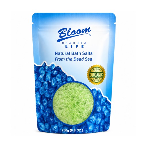 املاح استحمام البحر الميت من بلوم بالنعناع الأخضر Bloom Dead Sea Bath Salts with Green Menthol