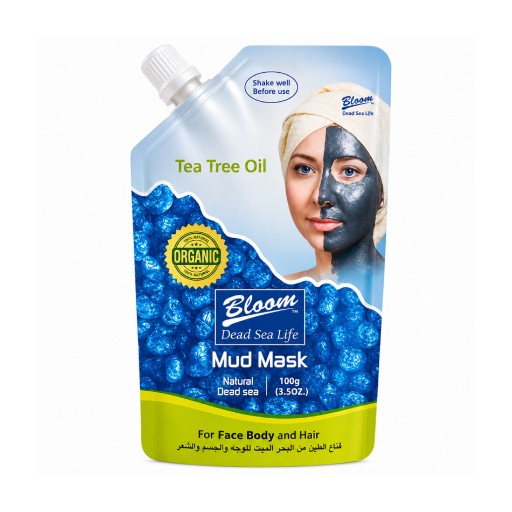 قناع طين البحر الميت من بلوم بزيت شجرة الشاي Bloom Dead Sea Mud Mask Tea Tree Oil