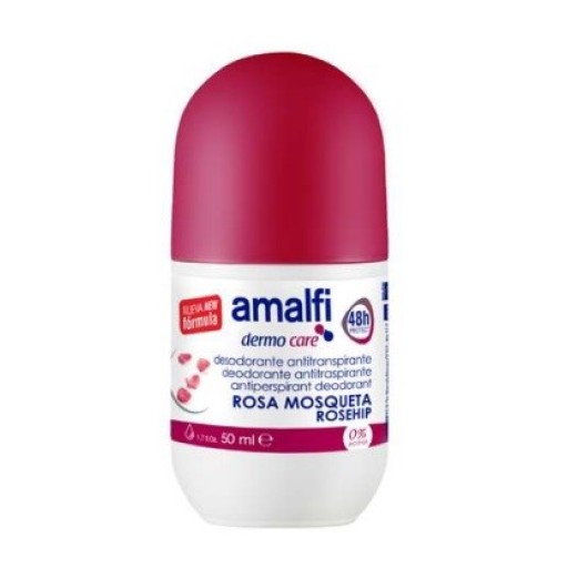رول مزيل عرق ثمر الورد امالفي 50مل Deodorant Roll-On Rosehop 50ml amalfi