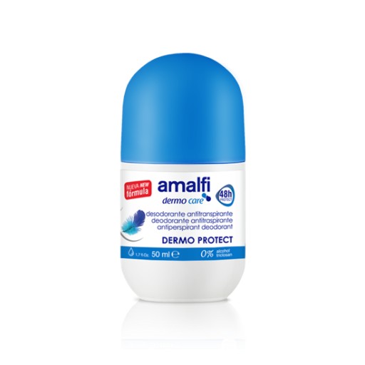 رول مزيل عرق حماية ديرمو امالفي 50مل Deodorant Roll-On DERMO protact 50ml amalfi