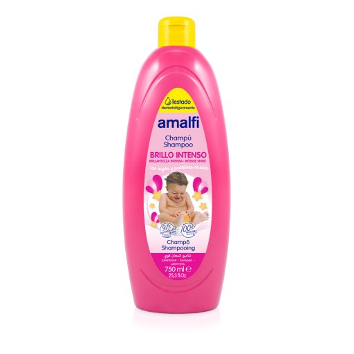 شامبو اطفال للشعر اللامع بالارجان (احمر) امالفي 750مل SHAMPOO BABY ARGAN INTENSE SHINE AMALFI 750ML
