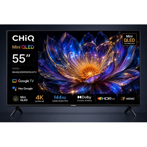 شاشة چيك 55 بوصة  144Hz MiniQLED CHIQ 55-inch Mini-QLED 144Hz