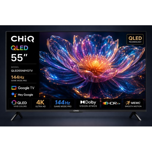 شاشة چيك 55 بوصة  QLED 144Hz CHiQ 55-inch QLED 144Hz