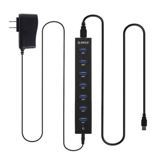 Orico Orico h7013-u3-ad-bk-bp 7-port Usb 3 0 Hub