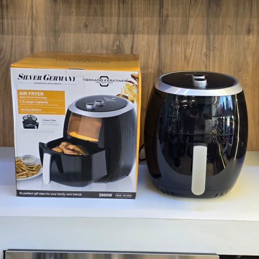قلاية هوائية 7.7 لتر سلفر جرمني جنل SG-0066 Silver Germany Air Fryer 7.7L SG-0066