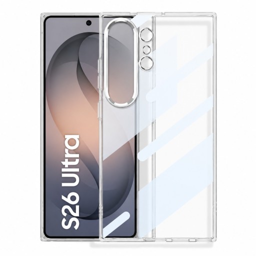 كفر سامسونج كلاكسي أس 26 ألترا أكريليك شفاف Samsung Galaxy S26 Ultra Clear Acrylic Case