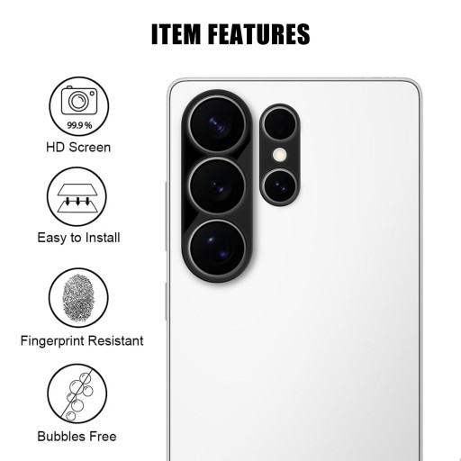 لصقة حماية عدسة الكاميرا سامسونج كلاكسي أس 26 ألترا Samsung Galaxy S26 Ultra Camera Lens Protector