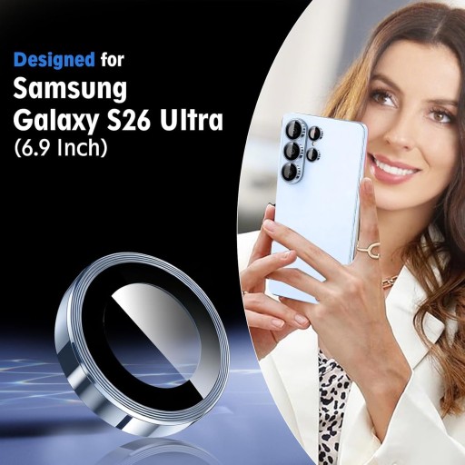 لصقة حماية عدسة الكاميرا سامسونج كلاكسي أس 26 ألترا Samsung Galaxy S26 Ultra Camera Lens Protector