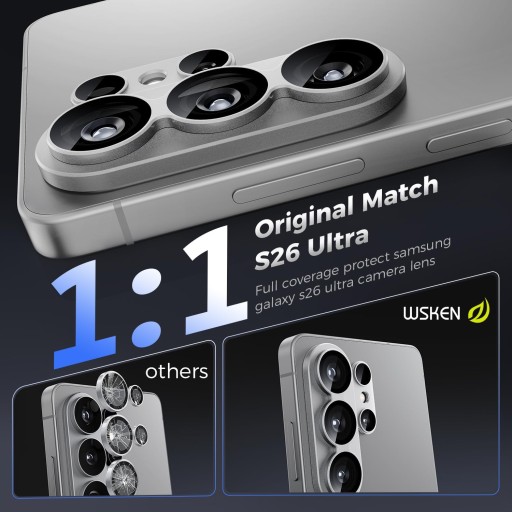 لصقة حماية عدسة الكاميرا سامسونج كلاكسي أس 26 ألترا Samsung Galaxy S26 Ultra Camera Lens Protector