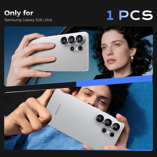 لصقة حماية عدسة الكاميرا سامسونج كلاكسي أس 26 ألترا Samsung Galaxy S26 Ultra Camera Lens Protector