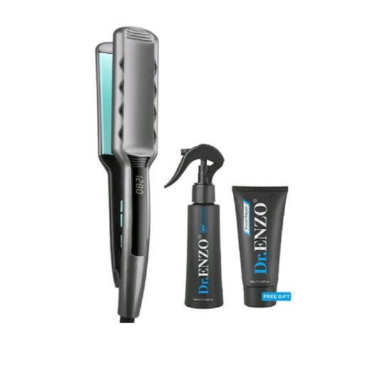 مكواة شعر إنزو 3977- الاحترافية لتمليس الشعرالرطب والجاف Enzo Professional Hair Straightener