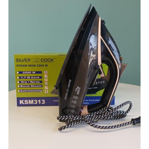 مكواة يدوي سيلفر كوك ksm 313 Silver Cook Handheld Iron