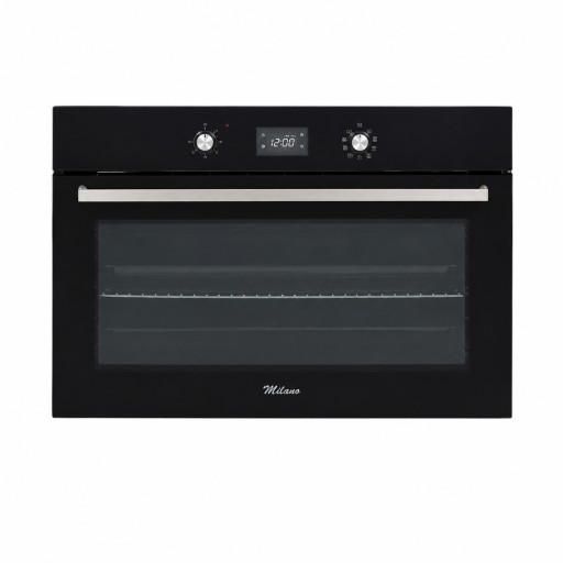فرن بلت إن ميلانو غاز 90 سم – أسود Milano 90cm Built-in Gas Oven – Black