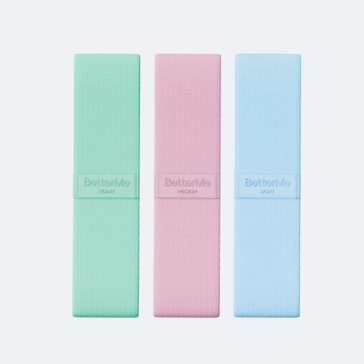 احزمة مقاومة رياضية مرنة BetterMe Pilates Loop Bands BetterMe Pilates Loop Bands