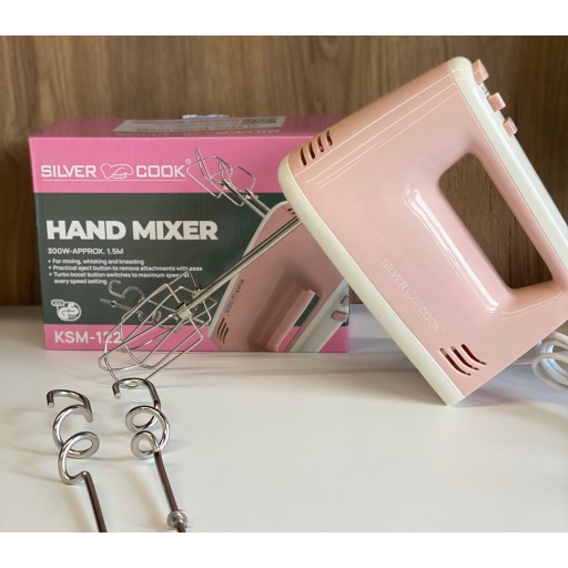 خفاقة يدوية سيلفر كوك KSM122 Hand Mixer Silver cook KSM122