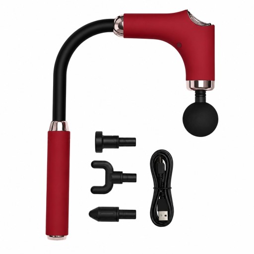 مسدس مساج احترافي لاسلكي CIA GUN مع ذراع مرن CIA GUN Flexible Cordless Massage Gun
