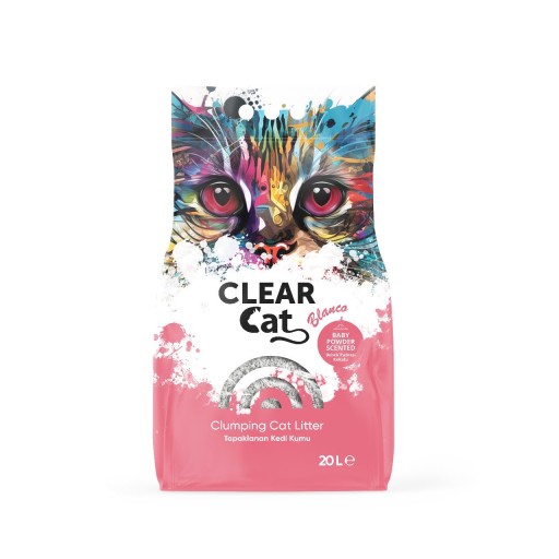 رمل كلير كات بلانكو 10L  بيبي باودر Clear Cat Blanco 10L Baby Powder Sand