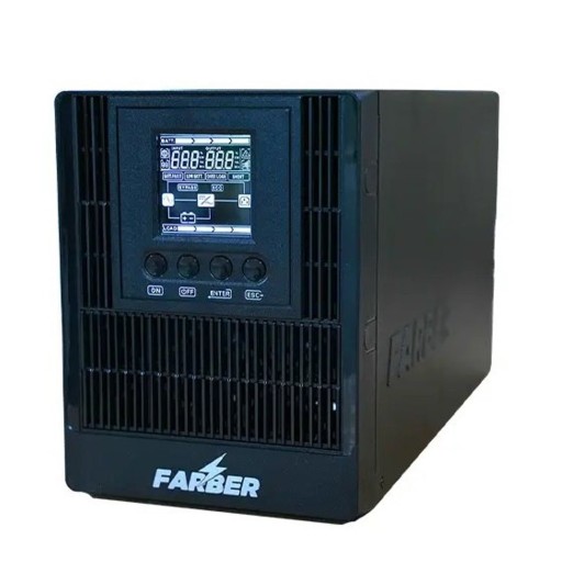 مزود طاقة احترافي Farber Online UPS 1KVA Connect Series Farber Online UPS 1KVA Connect Series