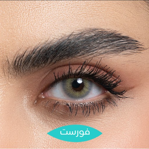 عدسات تركواز التجميلية أخضر فاتح – فورست Turquaz Cosmetic Contact Lenses – Light Green (Forest)