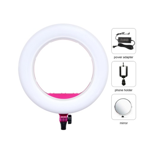 إضاءة حلقية يدوبلو AX-480D بقطر 45 سم وقوة 48 واط Yidoblo AX-480D Ring Light (45cm) 48W Kit