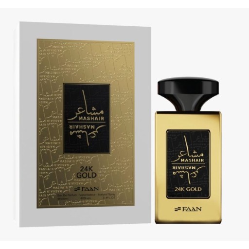 عطر مشاعر 24K جولد لكلا الجنسين Mashair 24K Gold Eau De Parfum