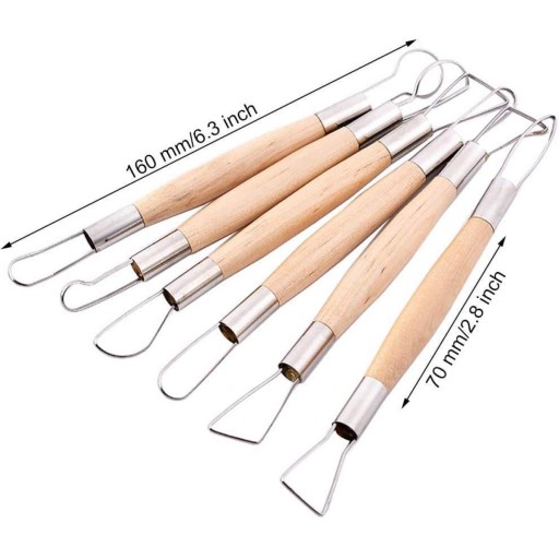 ادوات حفر على الطين Pottery tool set