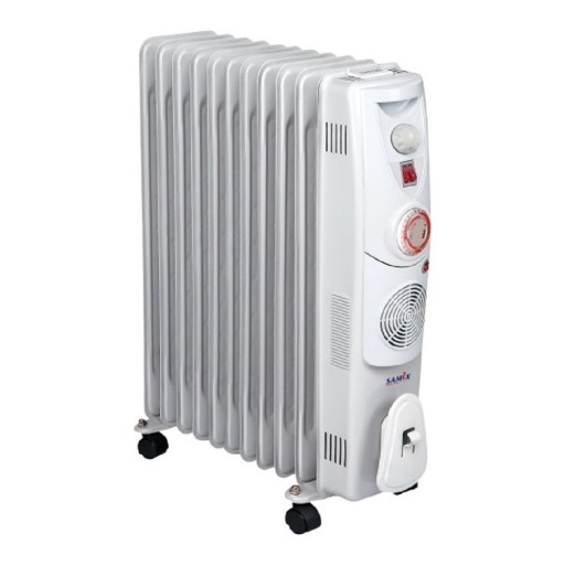 سامكس صوبة زيتية 11 اصباع مع مروحة Fin Oil-Filled Radiator Heater with Fan 11