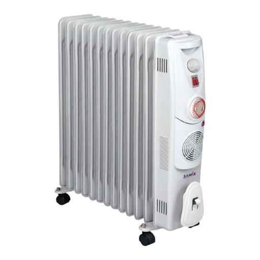 صوبة سامكس زيتية 13 اصباع مع مروحة Oil-Filled Radiator Heater – 13 Fins with Built-in Fan