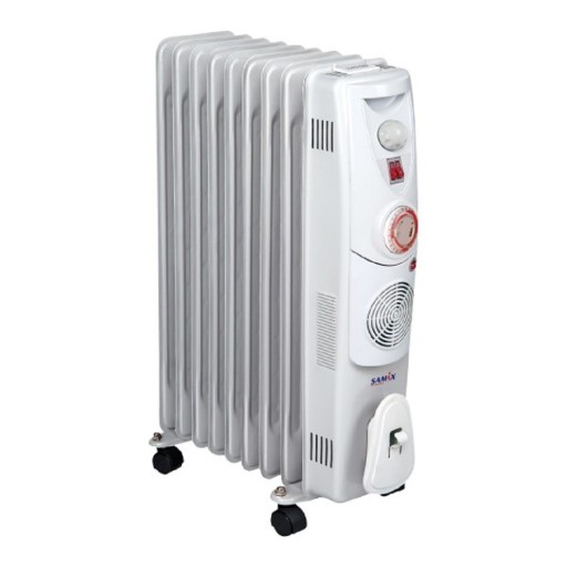 صوبة سامكس زيتية 9  اصباع مع مروحة Oil-Filled Radiator Heater – 9 Fins with Built-in Fan