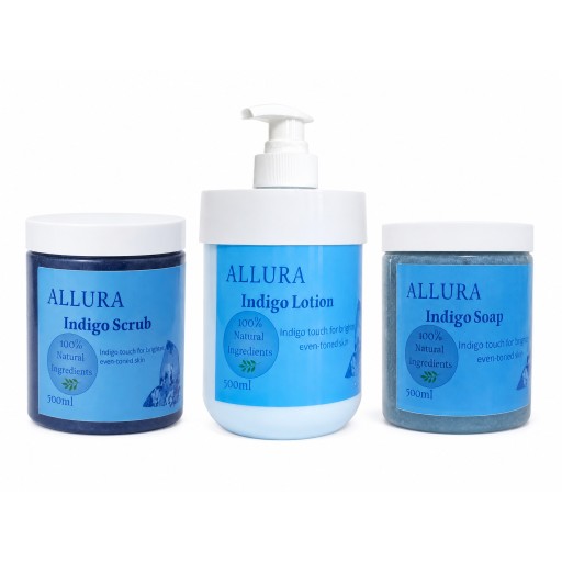 بكج النيلة (مجموعة عناية النيلة) ALLURA Indigo Care Set