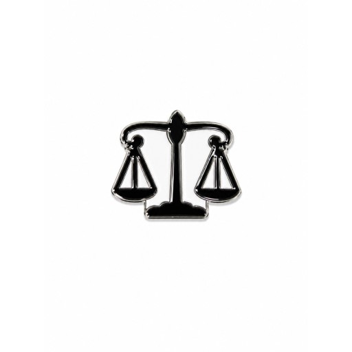 ستيكر معدني لاصق UV – ميزان العدالة Justice Scale UV Metal Sticker