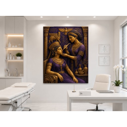 لوحة طبيبة التجميل الملكية اصدار حصري CANVAS