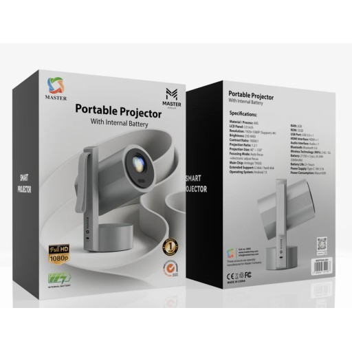 Master Master R3p 4k Portable Projector 250 ANSI