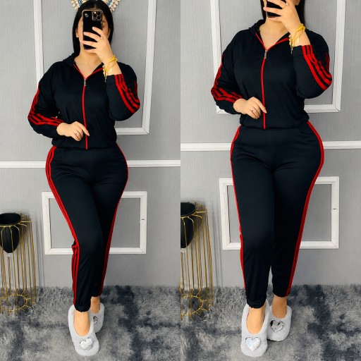 تراك رياضي نسائي قطن Women's cotton tracksuit Sport