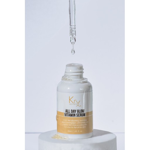سيروم الفيتامينات المكثف لنضارة وتفتيح البشرة من KRX Aesthetics All day glow Vitamin Serum
