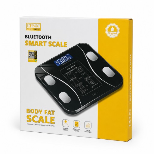 ميزان ذكي رقمي لتحليل الجسم والوزن بتقنية البلوتوث Bluetooth Smart Body Fat Scale