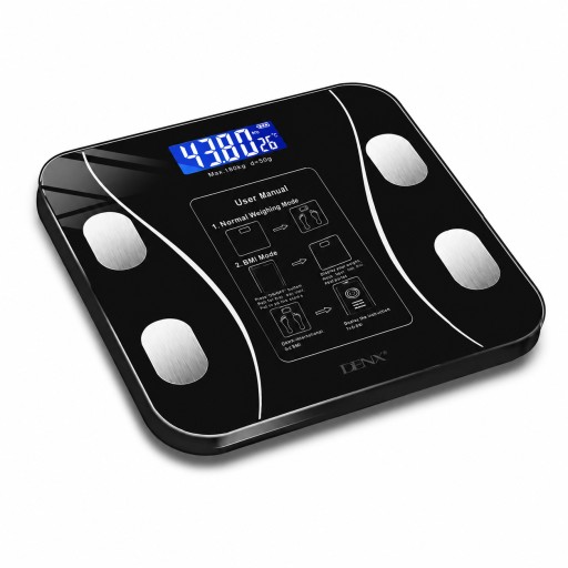 ميزان ذكي رقمي لتحليل الجسم والوزن بتقنية البلوتوث Bluetooth Smart Body Fat Scale