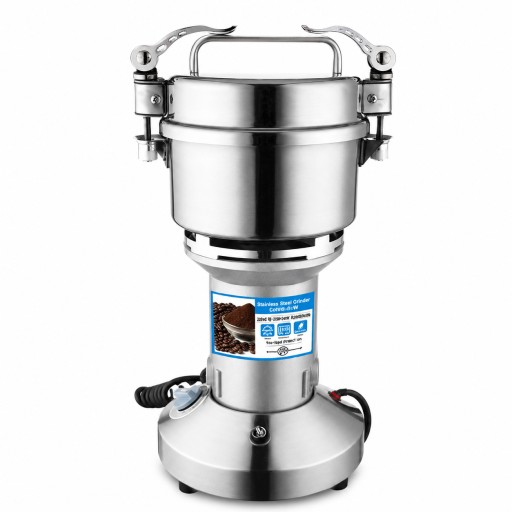 مطحنة قهوة كهربائية احترافية سيلفر جيرماني 1500 واط ستانلس ستيل Silver Germany Electric Coffee Grinder 1500W Stainless Steel
