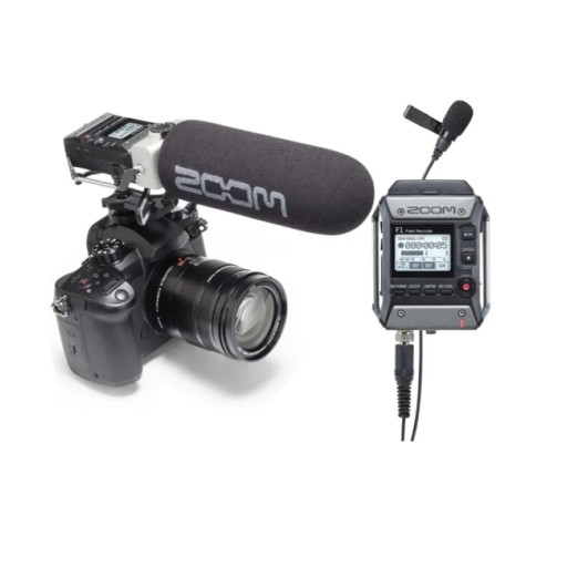 زوم Zoom f1-sp Portable Field Recorder With Shotgun Microphone
