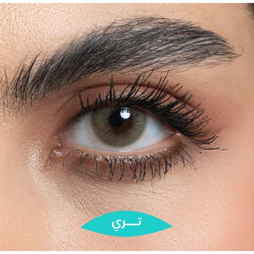 عدسات تركواز التجميلية أخضر هادئ – تري Turquoise Cosmetic Contact Lenses – Soft Green – Tree
