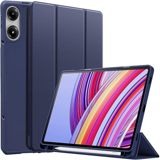 جراب ذكي ثلاثي الطي مع حامل قلم لـ Redmi Pad Pro Redmi Pad Pro Smart Tri-Fold Case with Pen Holder