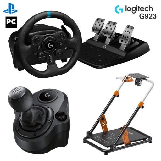 لوجيتك Logitech G923 Playstation Racing Bundle With Shifter And Pxn Stand