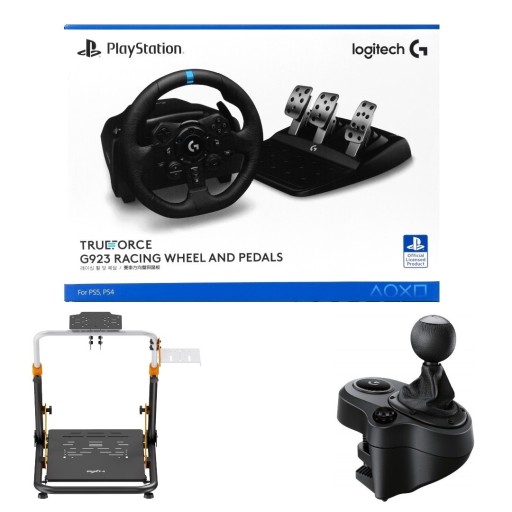 لوجيتك Logitech G923 Complete Racing Simulator Bundle For Playstation