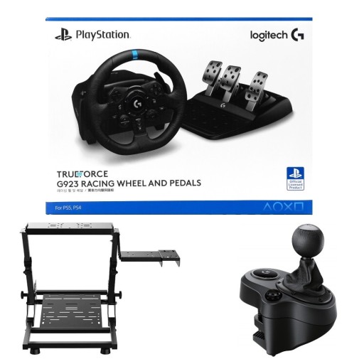 لوجيتك Logitech G923 Professional Racing Simulator Bundle
