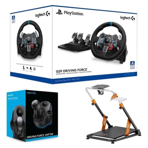 لوجيتك Logitech G29 Pro Racing Bundle With Stand And Shifter