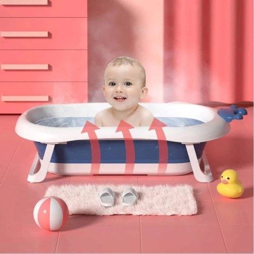 حوض استحمام الاطفال القابل للطي Foldable baby bathtub