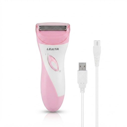 جهاز إزالة الشعر LEATA الوردي للبشرة الناعمة المقاومة للماء LEATA Pink Waterproof Hair Removal Device for Smooth Skin